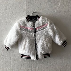 London Fog Zip-Up Fur Jacket for Toddler